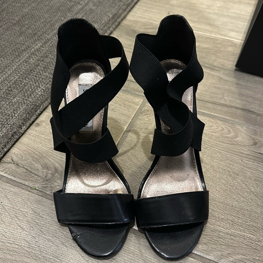 Black Strappy heels